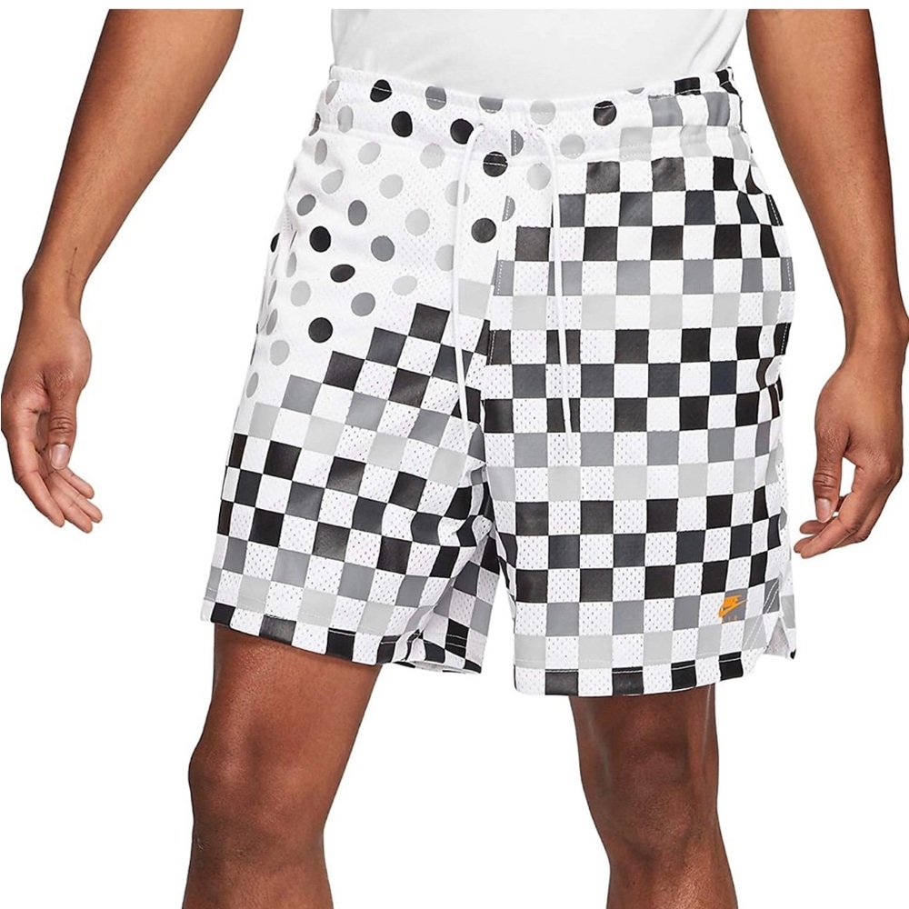 JORDAN Legacy AJ3 Printed Mesh Shorts DD5251-100 White/Black (MEN'S LARGE) L